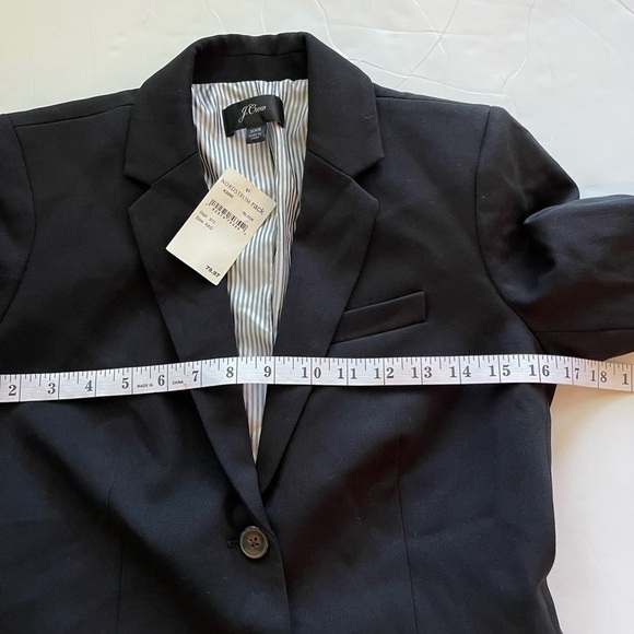 J. Crew Women's Black Blazer Jacket Coat, Sz XXS - Picture 12 of 13